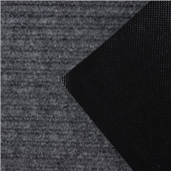 УЦЕНКА Коврик влаговпитывающий ребристый «Стандарт», 50×80 см, цвет серый