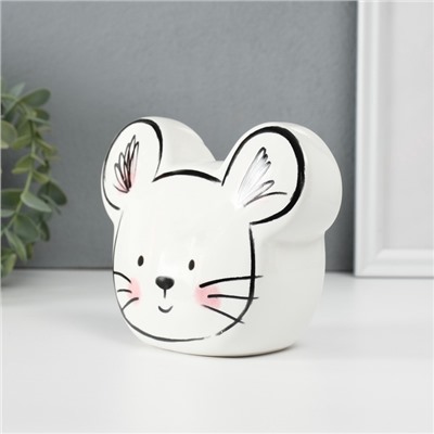 Копилка для денег «Милый мышонок», керамика, 8.9×14.8×11.8 см