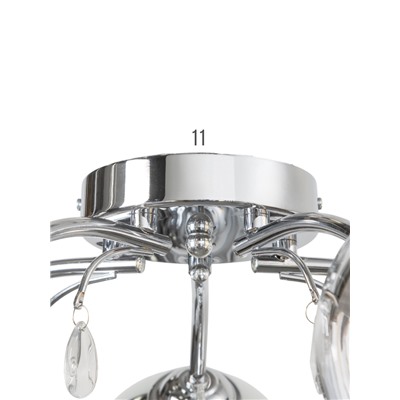 Люстра «Лиана» 5хЕ27 40 Вт хром BayerLux