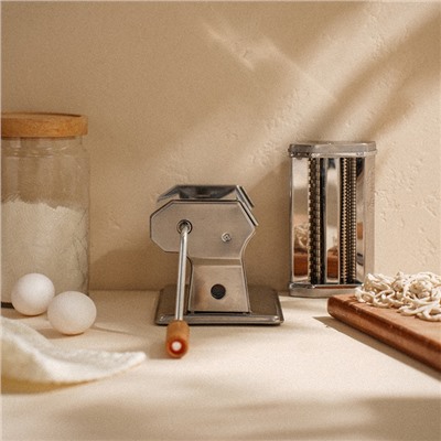 Лапшерезка ручная SL Home «Оливковая роща», 21×15×13.5 см, нержавеющая сталь, серебристая