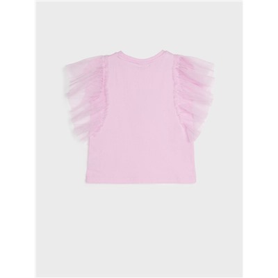 Фуфайка трикотажная для девочек (футболка)