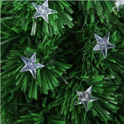 Ёлка светодиодная «Звезда» 60 см, диаметр нижнего яруса 35 см, 55 ПВХ веток, мигание, свечение мульти