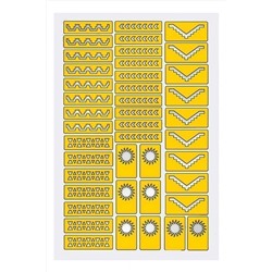 Prima Nails Трафарет для маникюра «Ацтеки и Майя» KRISTALLER, 1221293