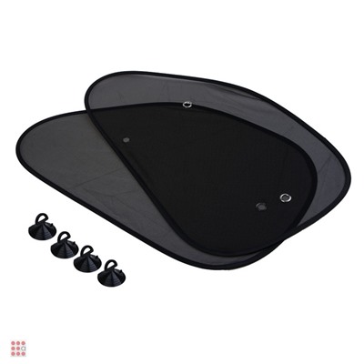 Комплект шторок на боковое переднее стекло на присоске, 2 шт