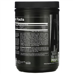 Universal Nutrition, Animal Fury, зеленое яблоко, 495,9 г