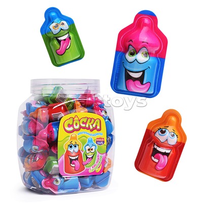 Жевательный мармелад с кислой начинкой "Соска" 10гр*50шт