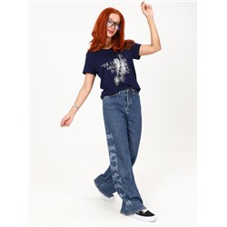 Сопряжение - футболка чернильный