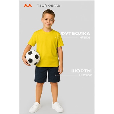 Детская однотонная футболка Happyfox