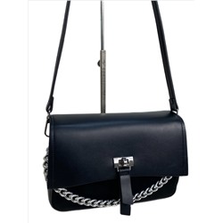 Женская сумка из искусственной замши и искусственной кожи, цвет черный