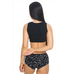 Топ бельевой кроп майка трикотажная хлопок НАТАЛИ, 1126609