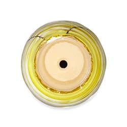 Горшок для цветов «Тропики », 1 л, d=15 см, h=13 см, с поддоном, керамика, белый