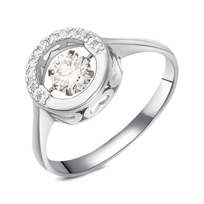 Кольцо, куб.циркон., BY-3173