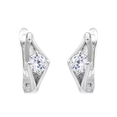 Серьги из серебра куб.циркон., МЦВ1066