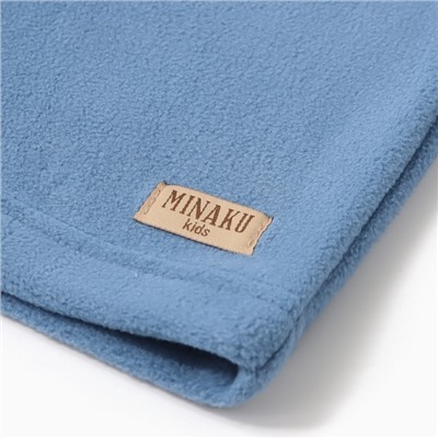 Джемпер флисовый детский MINAKU, серо-голубой, рост 116 см