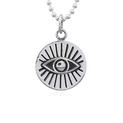 Подвеска из чернёного серебра - Око, глаз 925 пробы 34778