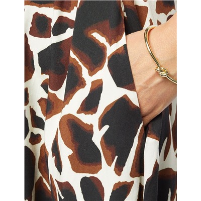 Платье из вискозы твил