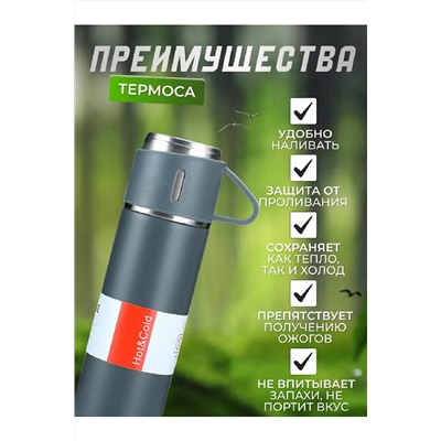 83309 набор термос + 2 кружки НАТАЛИ, 1075305