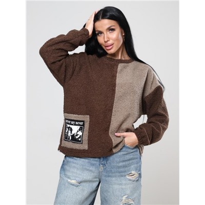 Толстовка "Рокси" шоколад-кофе