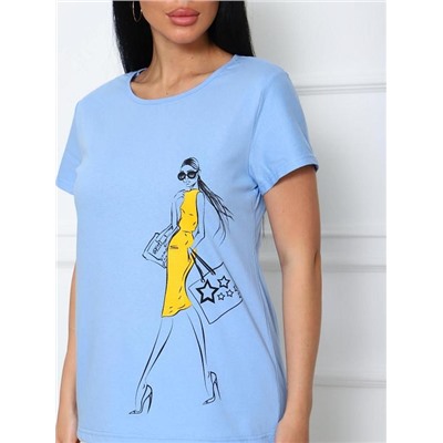 Футболка "Ледис" (Сирень)