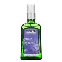 Weleda, Расслабляющее масло для тела и красоты, Экстракты лаванды, 3.4 ж. унц.(100 мл)