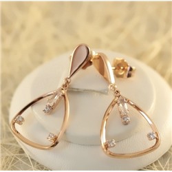 Серьги-гвоздики позолота  H01-13526р