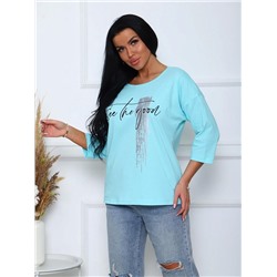 Футболка "Эрини" (Бирюза)