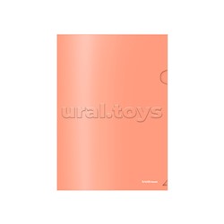 Папка-уголок пластиковая Matt Powder, A4, непрозрачный, ассорти