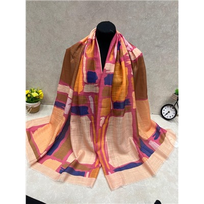 Легкий платок на голову и шею, мультицвет