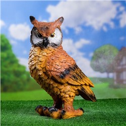 Садовая фигура из полистоуна «Филин», 22×28×42 см