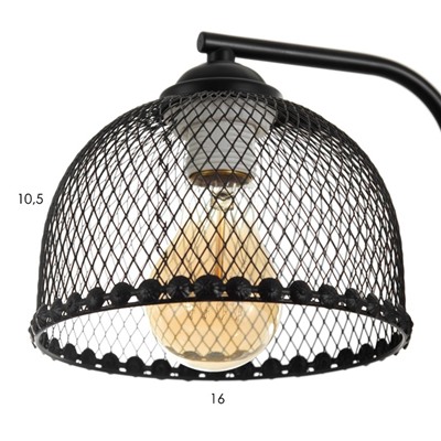 Бра «Лаймин» Е27 40 Вт черный