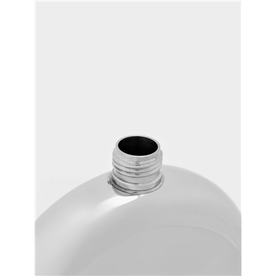 Фляжка для алкоголя, нержавеющая сталь, круглая, подарочная, армейская, 150 мл