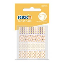 Закладки с клеевым краем Stick`n 12х45 мм 4цв х 20л Z-сложение 26080 (1065287) Hopax