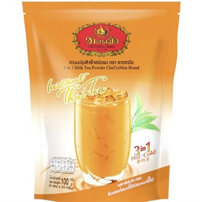 Тайский чёрный молочный чай бренд ChaTraMue