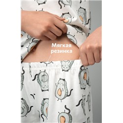 Хлопковая пижама для девочки с шортами Happyfox