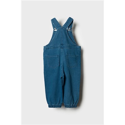 Полукомбинезон детский текстильный джинсовый для девочек PLAYTODAY, 1243943