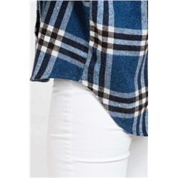 Джемпер 62017 (Клетка синяя)