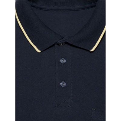 Джемперы DIWARI MD 944 Футболка-поло с контрастной отделкой