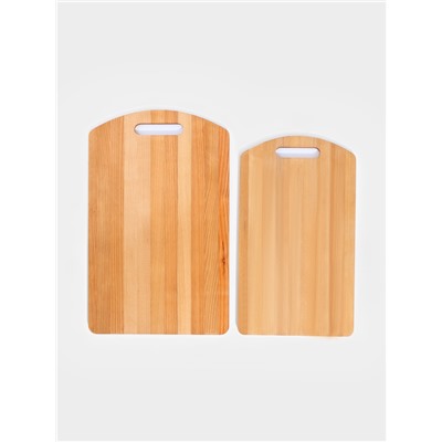 Доска разделочные, набор 2 шт., береза, 30×18×0.8 см, 35×22×0.8 см, пропитаны мин.маслом