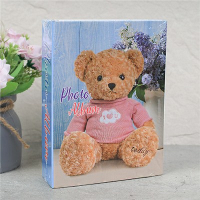 Фотоальбом 100 фото 10х15 Мишка / 9552 /уп 96/