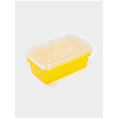 Набор контейнеров для заморозки BEROSSI Zip, 3 шт., 1 л, пластик, желтый