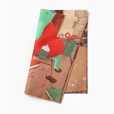 Полотенце «Этель. Любви и тепла», 40×73 см, 100% хлопок, саржа 190 г/м²