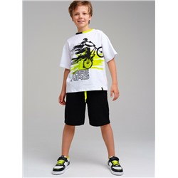 Комплект трикотажный для мальчиков: фуфайка (футболка), шорты