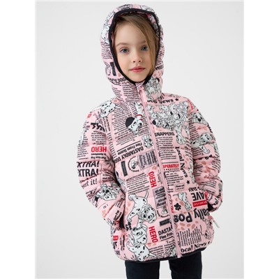 Куртка текстильная с полиуретановым покрытием для девочек