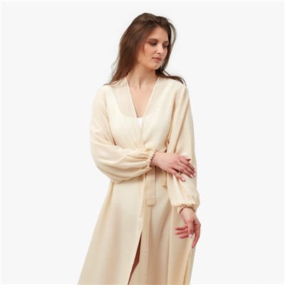 Платье-парео женское MINAKU: Summer time цвет бежевый, размер 50-52