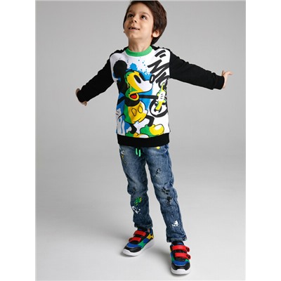 Джинсы, утепленные флисом, для мальчика