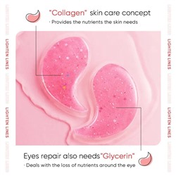 SADOER  Гидрогелевые патчи от мимических морщин с экстрактом розы и коллагеном  60 шт