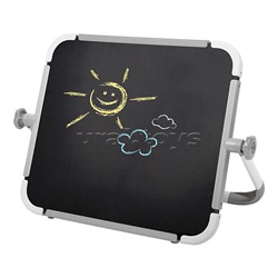 Доска знаний настольная двусторонняя (серый)