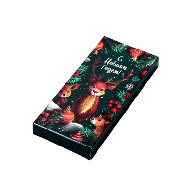 Шоколад темный новогодний «Оленёнок», 50 г