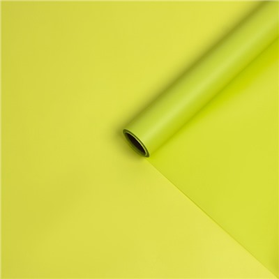 Пленка для цветов, матовая, светло-салатовый, 0.57×10 м