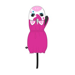 Краги текстильные для девочек